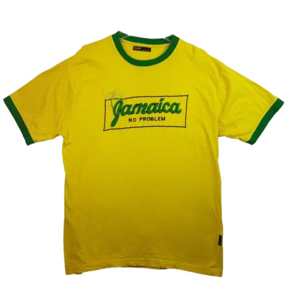 Vintage G2 JAMAICA NO PROBLEM Tee Shirt US XXL Travel Souvenir